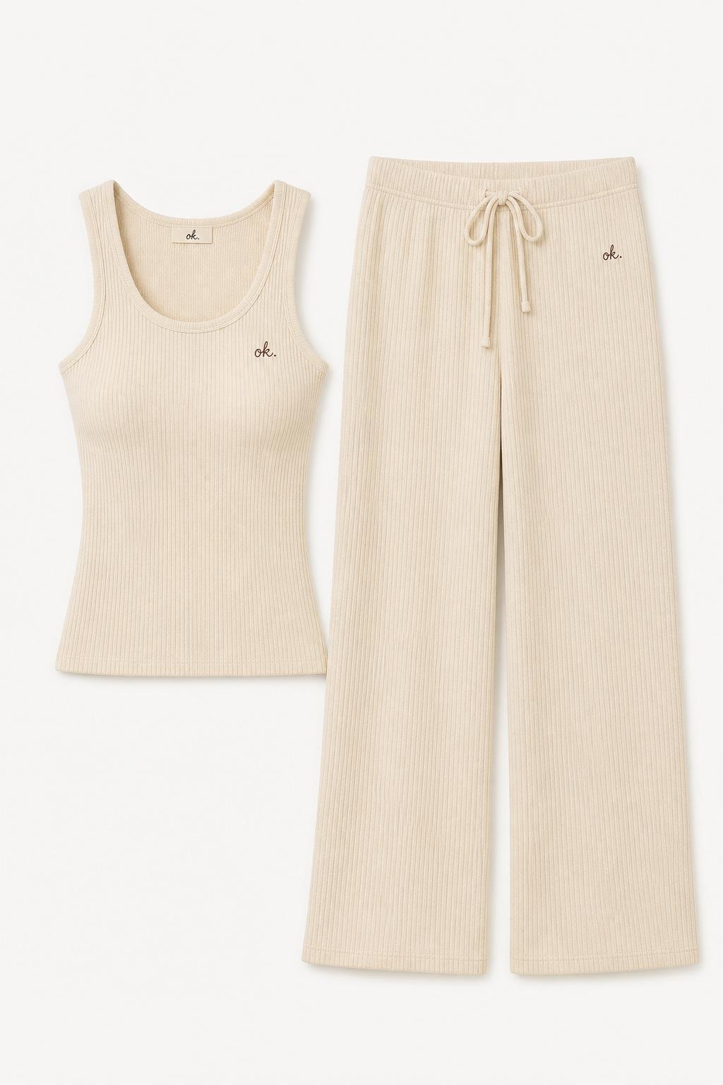 Ribbed Lounge Set