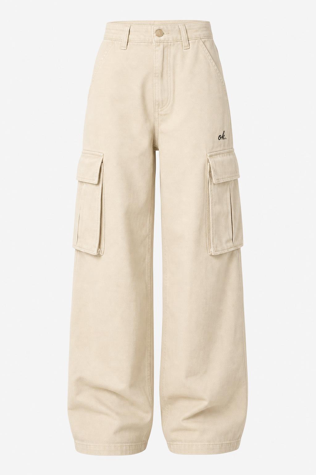 ok. Wide-Leg Cargo